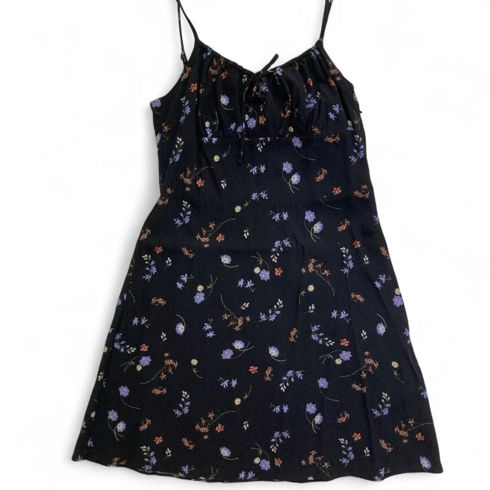 Wilfred Bellow Floral Tie-Front Mini Dress Size 6